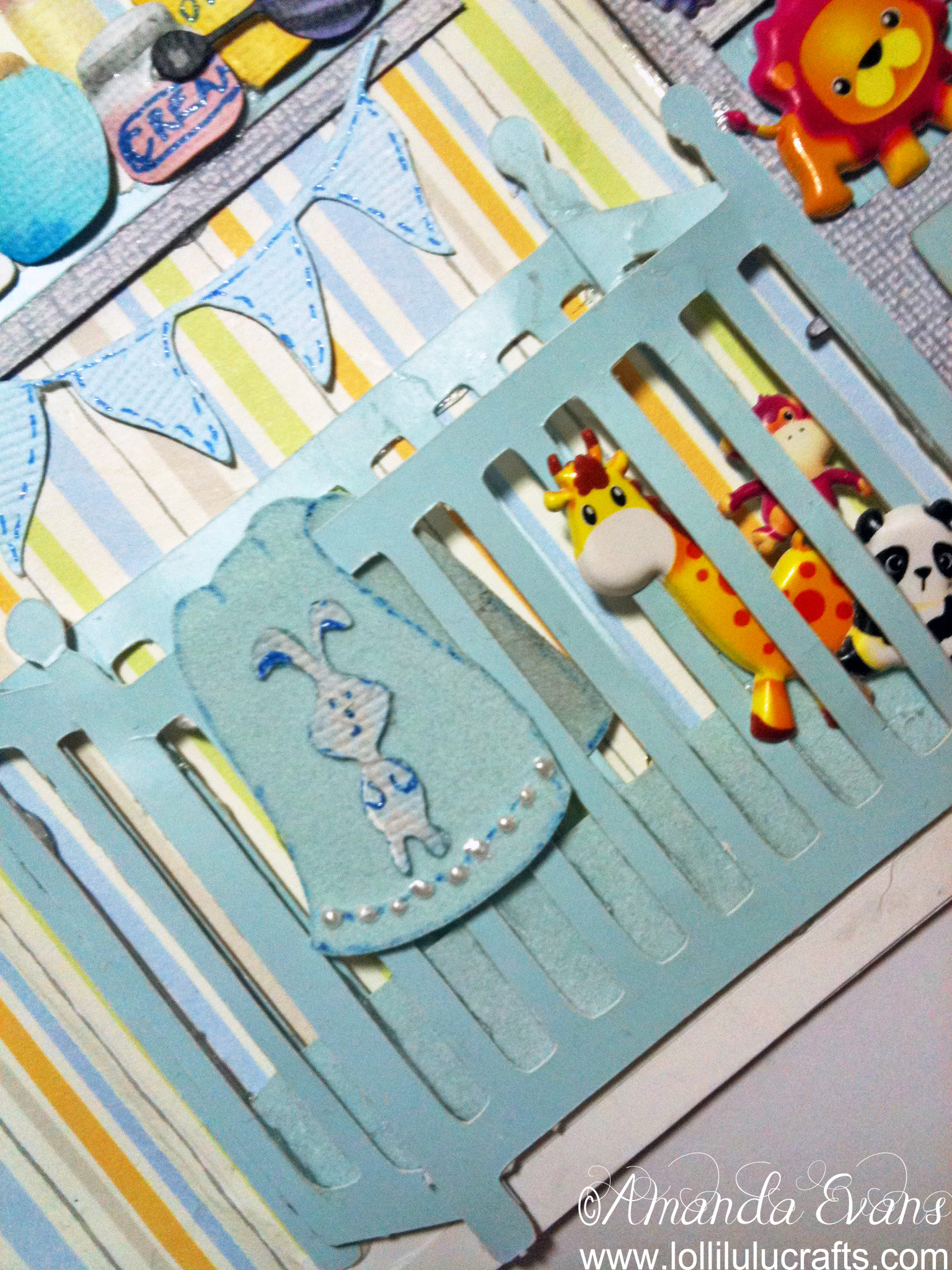  TBT June Cricut Nursery Card Lolli Lulu Crafts