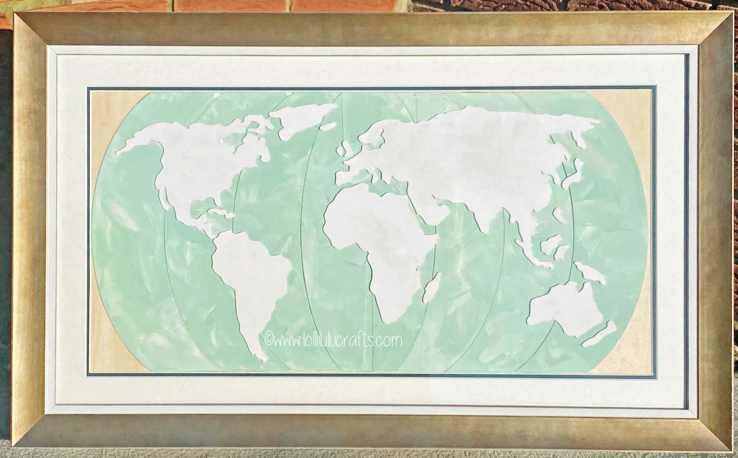 Cricut Maker Basswood World Map
