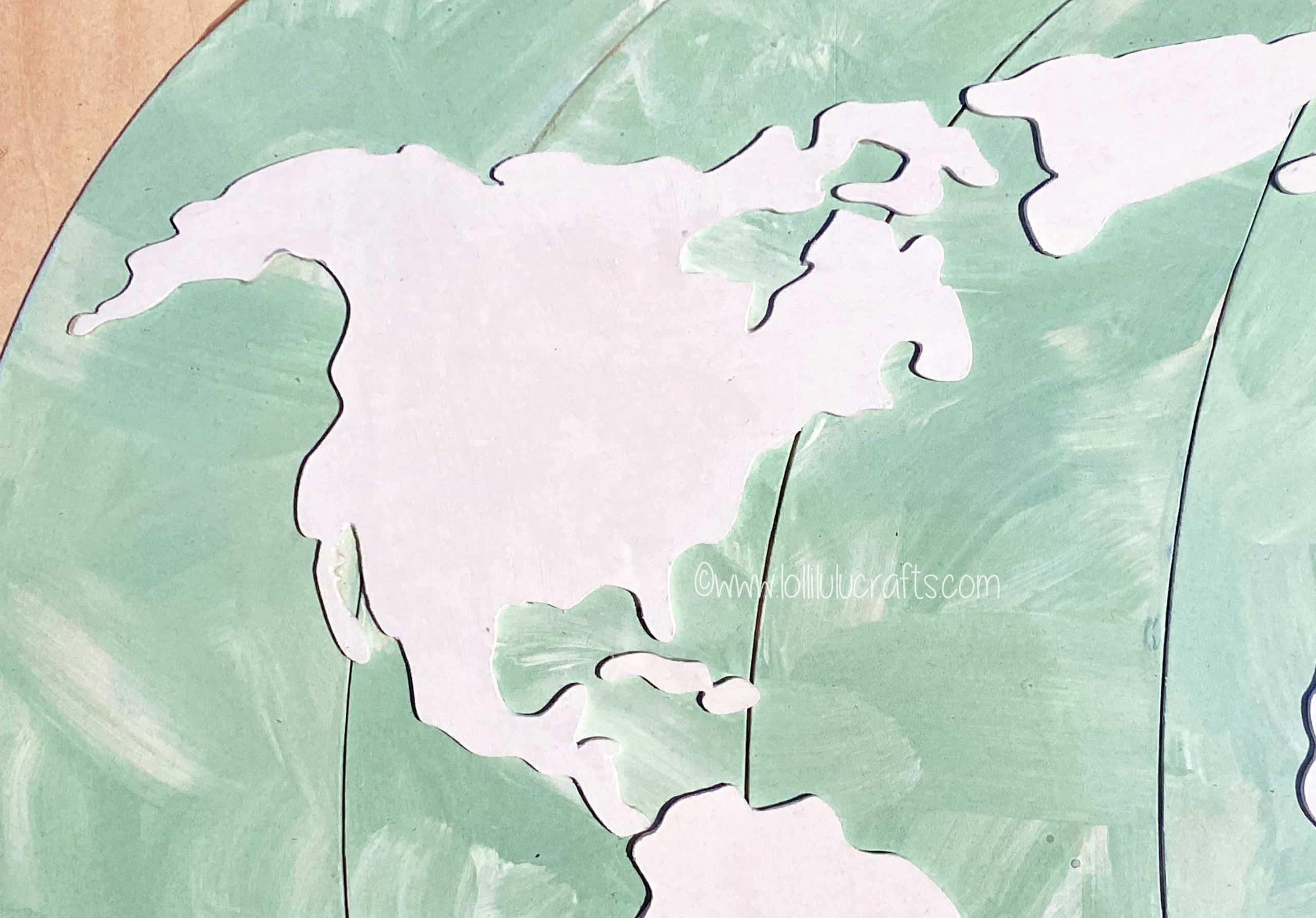 Cricut Maker Basswood World Map